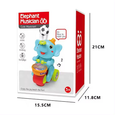 Battery-Operated Musical Elephant